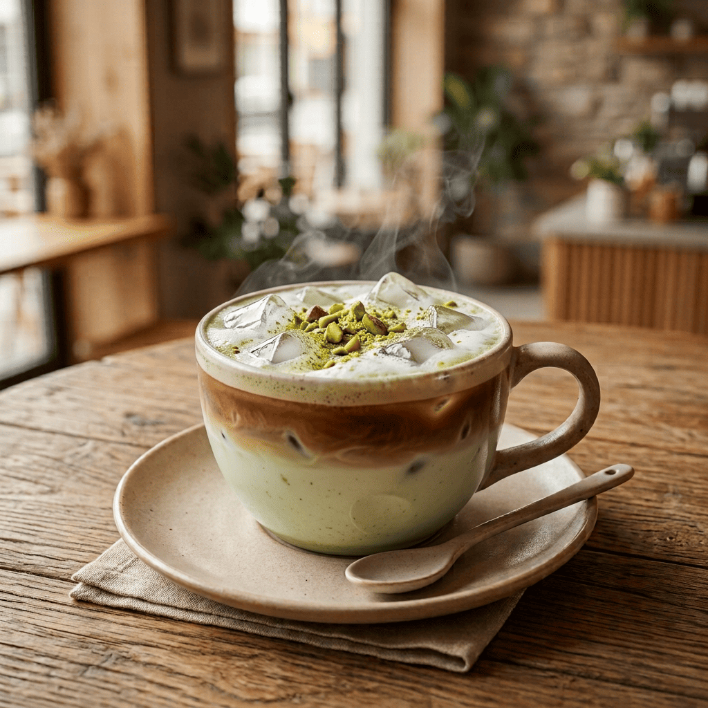 Iced Pistachio Latte