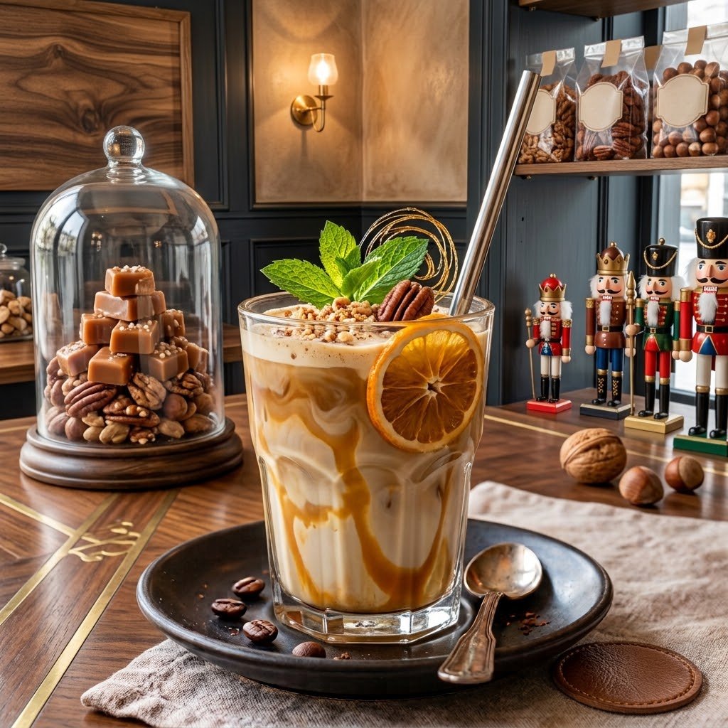 Caramel Nutcracker Iced Latte
